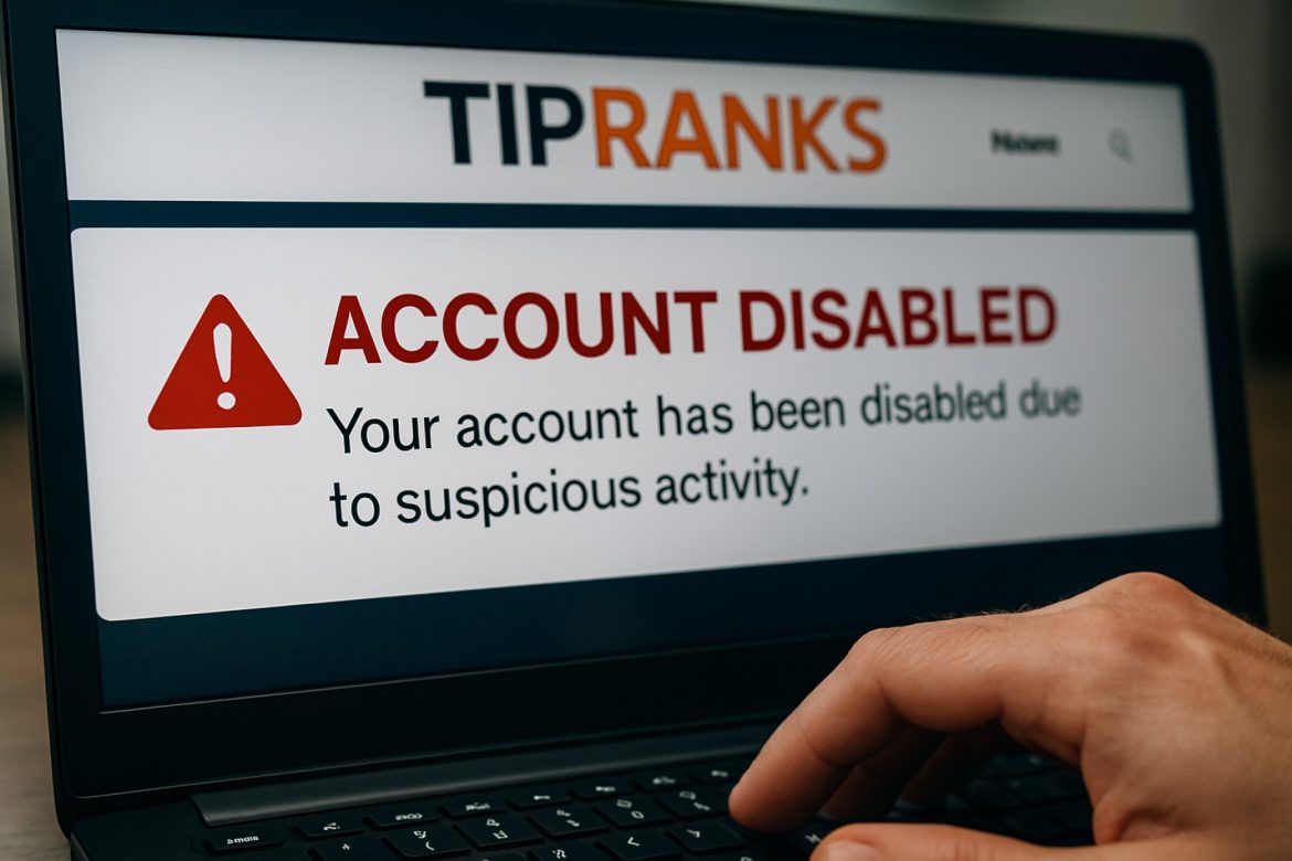 TipRanks Users Beware: Accounts Disabled for Suspicious Activity—Here’s What You Need to Know in 2025